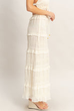 Load image into Gallery viewer, NEWEST ARRIVAL Cream Back Out Maxi Skirt Set
