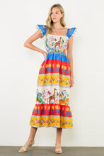 Load image into Gallery viewer, NEWEST ARRIVAL Colorful Zoo Animal Midi Dress
