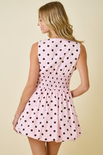 Load image into Gallery viewer, NEWEST ARRIVAL  Pink/Brown Polka Dot Dress
