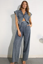 Load image into Gallery viewer, FINAL SALE Denim Vest and Pants Set
