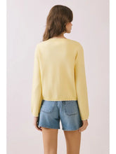Load image into Gallery viewer, NEWEST ARRIVAL Yellow Scallop Trim Cardigan
