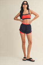 Load image into Gallery viewer, NEWEST ARRIVAL Blood Orange Double Layered Running Shorts Set
