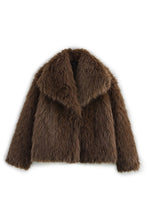 Load image into Gallery viewer, NEWEST ARRIVAL RESTOCKED Brown Faux Fur Coat
