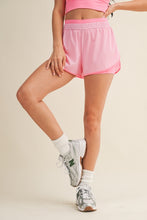 Load image into Gallery viewer, NEWEST ARRIVAL Pink Double Layered Running Shorts
