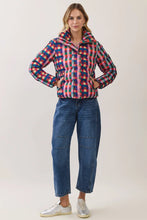 Load image into Gallery viewer, NEWEST ARRIVAL Bold Colorful Check Puffer Jacket

