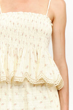 Load image into Gallery viewer, NEWEST ARRIVAL Butter Yellow Floral Midi Skirt Set
