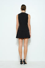 Load image into Gallery viewer, NEWEST ARRIVAL Black Gold Button Front Vest
