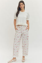 Load image into Gallery viewer, NEWEST ARRIVAL Pink Floral Denim Jeans
