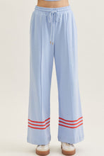 Load image into Gallery viewer, NEWEST ARRIVAL Blue/Red Striped Comfy Pants Set
