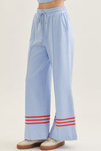 Load image into Gallery viewer, NEWEST ARRIVAL Blue/Red Striped Comfy Pants Set
