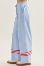 Load image into Gallery viewer, NEWEST ARRIVAL Blue/Red Striped Comfy Pants Set
