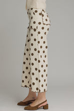 Load image into Gallery viewer, NEWEST ARRIVAL Ecru Brown Polka Dot Pants
