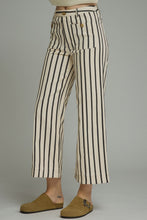 Load image into Gallery viewer, NEWEST ARRIVAL Black Striped Ankle Length Jeans
