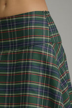 Load image into Gallery viewer, NEWEST ARRIVAL Green Christmas Plaid Maxi Skirt Set
