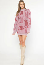 Load image into Gallery viewer, FINAL SALE Western Cowgirl Sweater Dress
