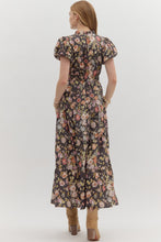 Load image into Gallery viewer, NEWEST ARRIVAL Brown Floral Maxi Dress
