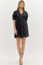 Load image into Gallery viewer, NEWEST ARRIVAL Black or Red Zipper Front Dress
