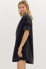 Load image into Gallery viewer, NEWEST ARRIVAL Black or Red Zipper Front Dress
