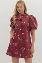 Load image into Gallery viewer, NEWEST ARRIVAL Hunter Green Floral Dress
