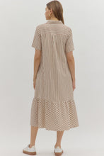 Load image into Gallery viewer, NEWEST ARRIVAL Striped Seersucker Relaxed Midi Dress
