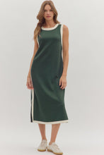 Load image into Gallery viewer, NEWEST ARRIVAL Forest Green Sleeveless Comfy Midi Dress
