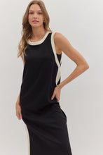 Load image into Gallery viewer, NEWEST ARRIVAL *PREORDER 9/28* Black Sleeveless Comfy Midi Dress
