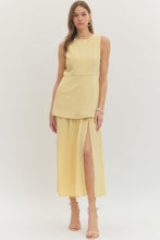 Load image into Gallery viewer, NEWEST ARRIVAL Yellow Layered Midi Dress
