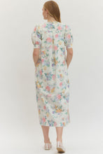 Load image into Gallery viewer, NEWEST ARRIVAL Off White Spring Floral Midi Dress
