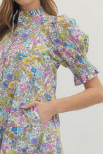 Load image into Gallery viewer, LAST ONE Lavender Floral Smocked Midi Dress
