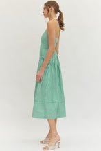 Load image into Gallery viewer, LAST ONE Green Striped Midi Dress
