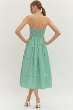 Load image into Gallery viewer, LAST ONE Green Striped Midi Dress
