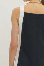 Load image into Gallery viewer, NEWEST ARRIVAL Black/White Trim Jersey Knit Midi Dress

