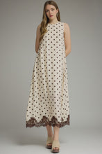 Load image into Gallery viewer, NEWEST ARRIVAL Polka Dot Lace Trim Maxi Dress
