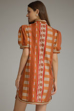 Load image into Gallery viewer, NEWEST ARRIVAL Cinnamon Orange Geometric Print Dress
