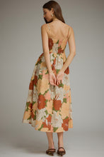 Load image into Gallery viewer, NEWEST ARRIVAL Olive Floral Pleated Midi Dress
