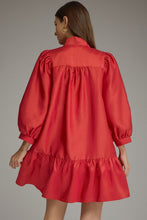Load image into Gallery viewer, NEWEST ARRIVAL Red Shimmer Large Front Bow Dress
