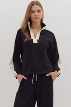 Load image into Gallery viewer, NEWEST ARRIVAL Black/Ivory Sporty Pants Set
