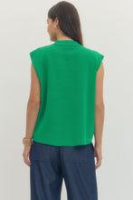 Load image into Gallery viewer, NEWEST ARRIVAL Green Mock Neck Knit Top

