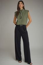 Load image into Gallery viewer, NEWEST ARRIVAL Olive Knit Polka Dot Scarf Top
