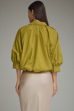 Load image into Gallery viewer, NEWEST ARRIVAL Martini Olive Button Down Voluminous Blouse
