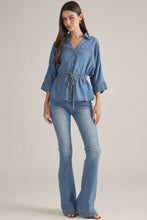 Load image into Gallery viewer, NEWEST ARRIVAL Denim Drawsting Waist Top
