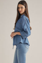 Load image into Gallery viewer, NEWEST ARRIVAL Denim Drawsting Waist Top
