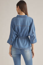 Load image into Gallery viewer, NEWEST ARRIVAL Denim Drawsting Waist Top
