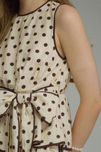 Load image into Gallery viewer, NEWEST ARRIVAL Off White/Brown Polka Dot Pants Set
