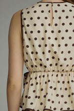 Load image into Gallery viewer, NEWEST ARRIVAL Off White/Brown Polka Dot Pants Set
