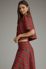 Load image into Gallery viewer, NEWEST ARRIVAL Red Christmas Plaid Maxi Skirt Set
