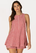 Load image into Gallery viewer, NEWEST ARRIVAL Red Gingham Layered Romper
