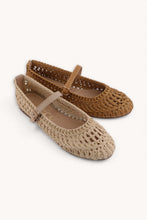 Load image into Gallery viewer, NEWEST ARRIVAL Natural Woven Crochet Ballet Flats
