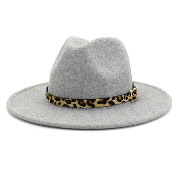 Gray Small Brim Hat